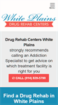Mobile Screenshot of drugrehabcenterswhiteplains.com